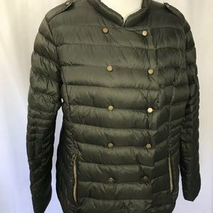 Lucky Brand Jacket Puffer Zipper and Button